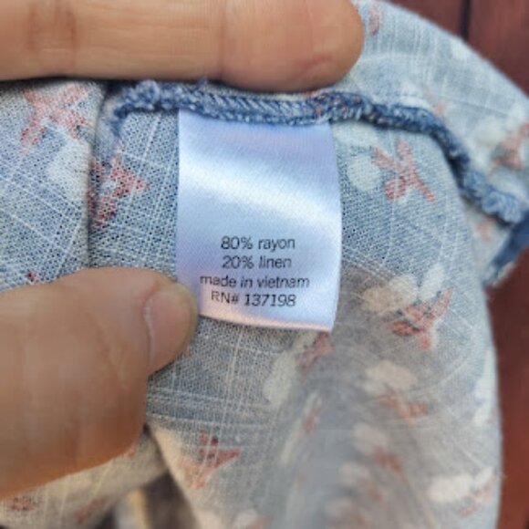 NOW + GEN X SONOMA | Ditsy Floral Button Front Midi Hi-Low Skirt Cottagecore XS - Picture 12 of 13